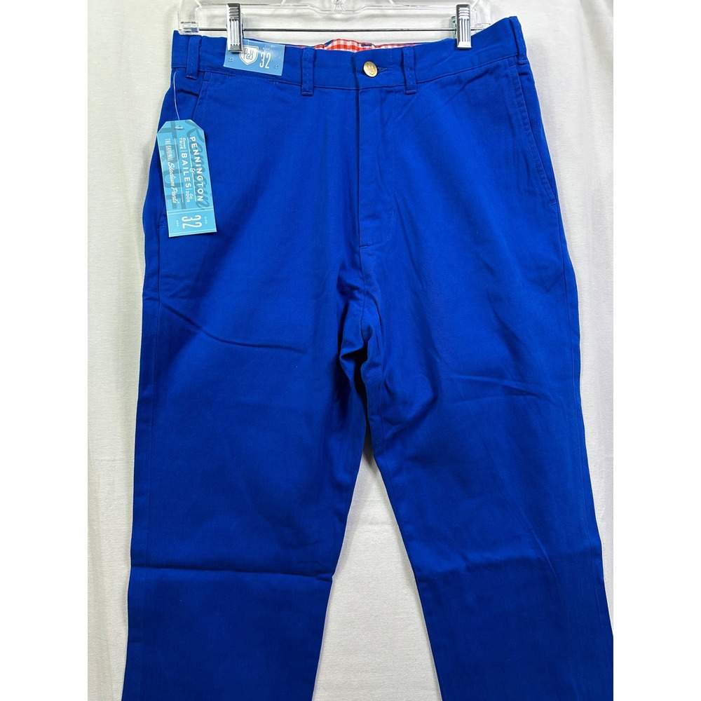 Pennington Bailes Men's Royal Blue‎ Stadium Pants Chinos Trousers Size 32